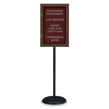 United Visual Products Corkboard, Triple Door, Radius Frame, 96x48", Satin/Cloud UV7006-SATIN-CLOUD